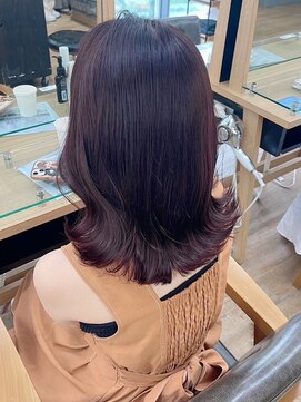 ネオリーブ クーロ(Neolive curro) ピンクカラー/赤系カラー×美髪韓国へア[横浜/東神奈川]