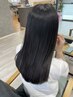 カット+縮毛矯正+髪質改善ウルトワTR ¥18500