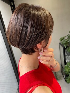 ヴォロ 佐賀(VoLo) 切りっぱなしボブ/美髪/ピンクブラウン[佐賀駅]