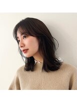 ルル 表参道(lulu.)&nbsp;メルティカラー ネビージュ チェリーブラウン ミニウルフ