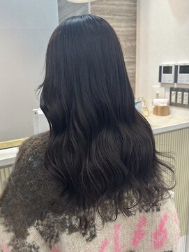 ビスクヘアデザイン(bisq hair design) ロング/ラベンダーカラー/グレージュ/髪質改善/ダークカラー
