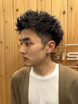 オアシス(oasis) 【oasisオグラ】ツーブロック/メンズパーマ/アップバング