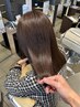 カット+髪質改善ストレート+オージュアトリートメント￥17000/今里/鶴橋