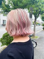 リコラックスビー 中百舌鳥(LICO LUXBE)&nbsp;ピンクベージュ＿ホワイトアッシュ＿ボブ