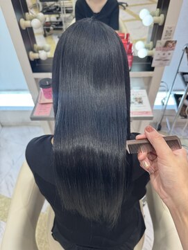 リー 梅田(Lee) プレミアム髪質改善カラー/ナチュラルブラック/ブルーブラック