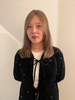 ユニコ(unico)&nbsp;オリーブベージュ/レイヤーカット/縮毛矯正