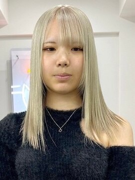 ウィコ 新宿(WICO) ミルクティーグレージュ[新宿駅/ワンレン/ダブルカラー/小顔]