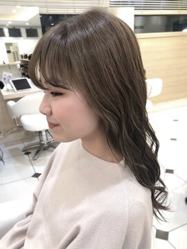 ヴィーヴォ 深江橋店(VIVO) 【 VIVO】透明感カラー 赤み消し ブリーチ無しグレージュ 深江橋