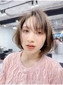 エアリーボブ/小顔/前髪/髪質改善/白髪ぼかし