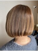 立体感ボブ