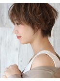 ふんわりパーマショート