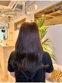 髪質改善＊くびレイヤーピンクベージュ＊美髪【Zina船橋】