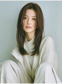 ☆ホワイトグレージュミニウルフデジタルパーマチェリーブラウン
