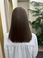 ロウ 町田(ROW)&nbsp;大人かわいいエギョモリ ミルクティーブラウン ひし形シルエット