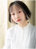 □インナーカラーフェイスフレーミング小顔ボブ416浦和10代20代