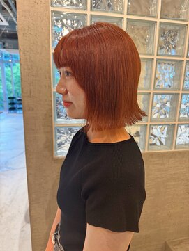 イマ 名駅店(ima) 1ブリーチ  オレンジカラー