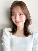 薄めバング大人可愛い結べるボブ愛され前髪サイドバング美髪