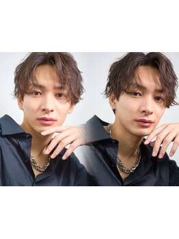 ひげや眉毛など細部の身だしなみもお任せ！清潔感あふれる大人な印象に◎(原宿/メンズパーマ/メンズカット)