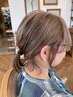 【松尾指名限定】白髪ぼかしハイライト+カット+極上TR￥19360→15000
