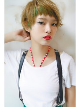 ブーケ(BOUQUET) ショート・ジグザグバング