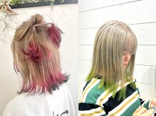 アムヘアー(A.M. hair)の雰囲気(デザインカラーも得意です◎)