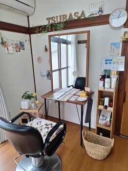 ツバサ(Tsubasa)の写真/一人一人の髪のお悩みに合わせて施術内容をご提案☆周りを気にせず、自分だけの特別な空間を独り占め♪