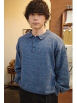 エディ(Edy)&nbsp;メンズマッシュウルフ波巻きパーマスペインカールカーリーパーマ