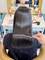 ロンドアベニール 北千住(Lond avenir)&nbsp;結べるレイヤーカット/グレージュブラウン/韓国巻き/顔周り