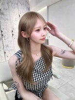エトワ 新宿店(ETOWA) 10代20代30代40代◎髪質改善ミルクティーベージュカラー