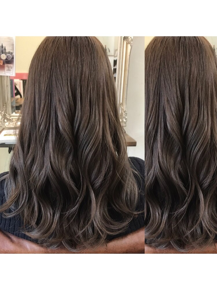 大人可愛いブラウンカラー：L010139431｜ヘアデザイン シャンボール 