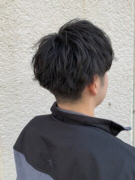 ネオリーブアイム 横浜西口店(Neolive aim) ショート クラウドマッシュ メンズ 束感