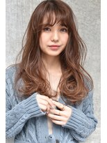 メーヴェ(Mowen) mowen前髪xセシルカットxココアブラウンxフリンジウェーブ