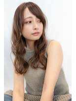 オースティン 門前仲町(AUSTIN)&nbsp;大人かわいい前髪セシルカットココアブラウンフリンジウェーブ