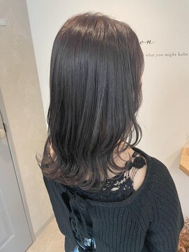 シェノン(Chainon.) 〈Chainon.〉暗髪グレージュ×韓国風レイヤースタイル