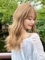 スペイディック 大阪梅田店(SPADIC)&nbsp;ミルクティーベージュ×韓国アイドル風ウェーブ