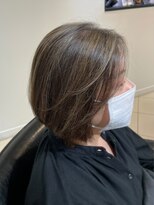 ラブクロムトーキョー オモテサンドウ(LOVECHROME OMOTESANDO)&nbsp;簡単スタイリング　髪質改善　大人ハイライト