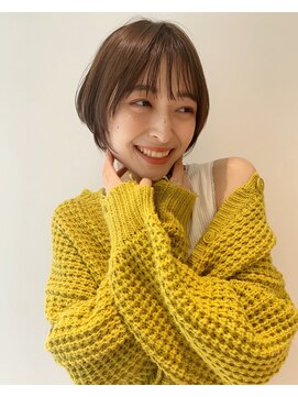 センス(SENSE) 【SENSE自由が丘】女性らしいマッシュショート×ひし形ライン