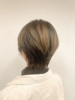 トップヘアー 玉島店(TOP HAIR)&nbsp;《TOPHAIR 玉島店/ ぱん》ハンサムショート×透明感カラー