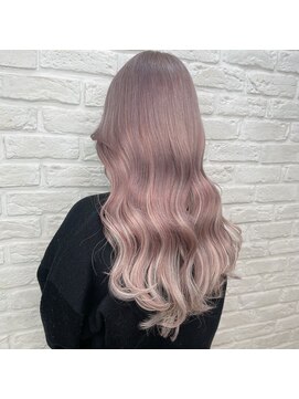 アンククロス 表参道(ANKH CROSS) エクステ3色使いのピンクロング