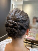 アロマ ヘアー ルーム 新宿店(AROMA hair room)&nbsp;ボブアレンジきれいめお呼ばれ和装ヘア/新宿/新宿西口