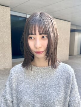 ローネス(LONESS) 顔まわりレイヤーで小顔シルエット◎大人気ぷつっとボブ