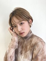 ケンジ 平塚ラスカ店(KENJE)&nbsp;ショート/ショートカット/グレージュ/平塚美容室