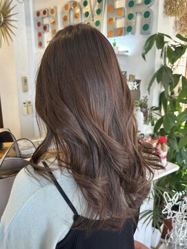 フラバー(flover) ブリーチなし暗めココアブラウン/20代30代40代