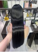 髪質改善、縮毛矯正、ロングヘア