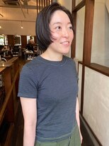 モク 大阪梅田店(MOK)&nbsp;【ぷつっと】前上がりボブ