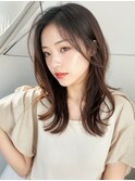 10代20代30代大人かわいい韓国風ミルクティーベージュ韓国ヘア