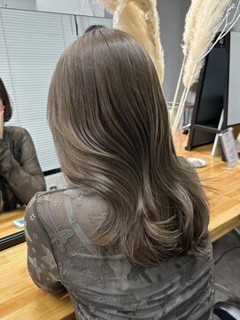 ヴェルダ 池袋店(verda) ブリーチなしダブルカラー ベージュ