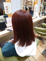 ブロッサム 東中野店&nbsp;大人可愛い艶ありブリーチなしピンクベージュ