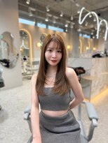 ハローバイシー 仙台(Hello by Sea)&nbsp;ウェーブミディアムメルティカラー×レイヤーカット韓国仙台