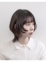 ルプラ ガーデン(le-pla garden) ショートウルフ/フェイスレイヤー/ベージュ/ワイドバング/豊橋